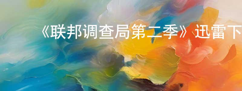 陈文秋发布《联邦调查局第二季》迅雷下载/在线观看-犯罪历史-美剧天堂